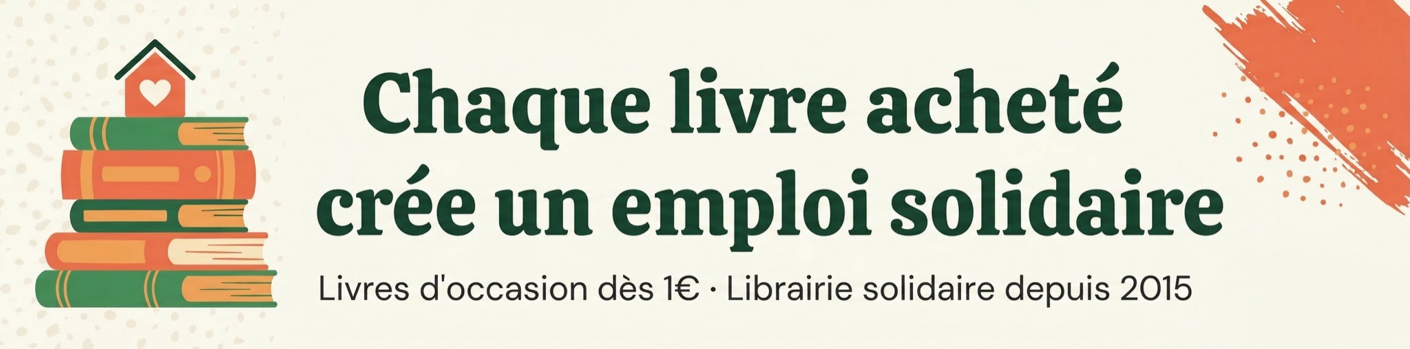 Bienvenue a la Bouquinerie du Sart - Livres d'occasion solidaires