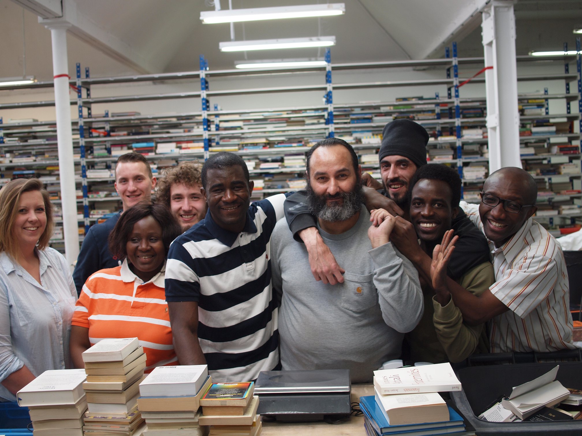 L'equipe de la Bouquinerie du Sart